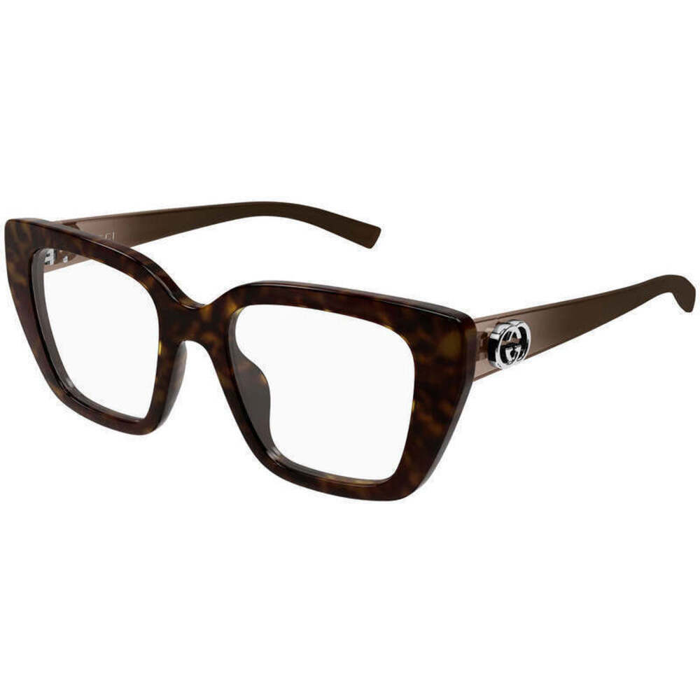 NWT Gucci GG2028o Havana Brown 50mm Eyeglasses